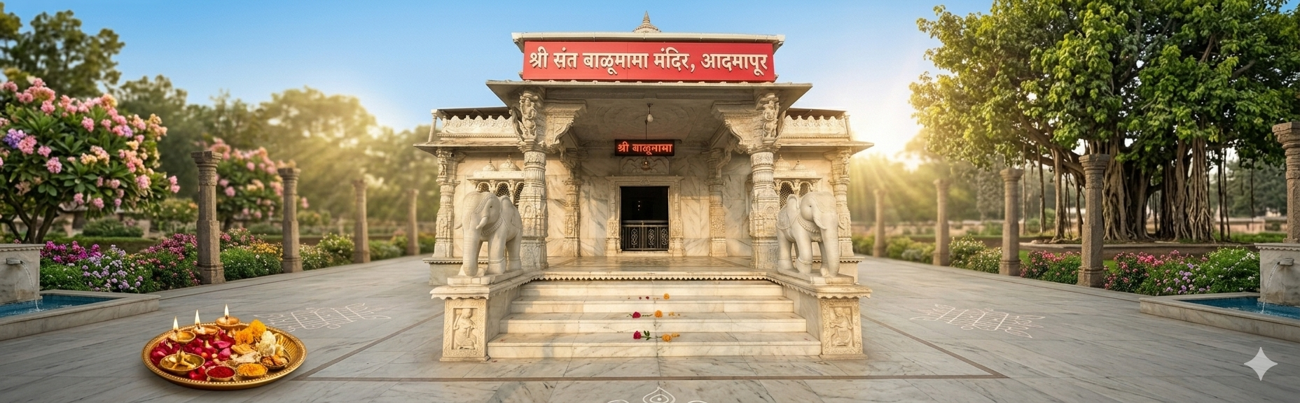 Balumama Mandir Trust Banner
